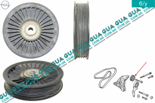 Паразитный / ведущий ролик ремня генератора    