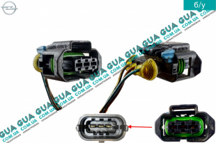 Фишка / разьем датчика положения коленвала ( фишка датчика импульсов / Датчика коленвала)   