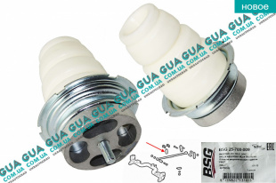 Отбойник рессоры задней подвески ( буфер / H142 мм 1шт )   