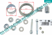 Комплект крепления выхлопного коллектора ( прокладка / болти / пружинки / шайби / гайки )