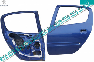 Дверь задняя левая ( хэтчбек / седан )   