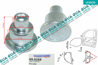 Втулка ( заклепка ) направляющого ролика стеклоподъемника 1 шт