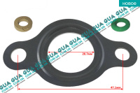Монтажный ремкомплект клапана, системы впрыска / редукционного клапана ТНВД Common Rail ( прокладка + уплотнительное кольцо 2шт. )