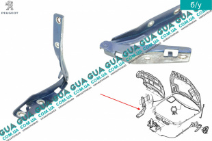 Петля капота левая   