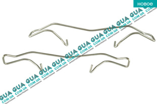 Пружина тормозного суппорта переднего ( ATE к-кт 2 шт. )   