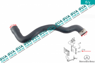 Патрубок / шланг / трубка системы охлаждения радиатора ( нижний )   