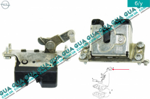 Замок крышки багажника ( задней двери / ляды ) универсал Opel / ОПЕЛЬ CORSA C 2000-2009 / КОРСА С 00-09 1.7DTI V16 (1686 куб. см.)