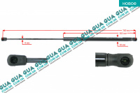 Амортизатор задней двери (амортизатор крышки багажника / ляды) телескопическая рейка F=670N