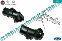 Патрубок впускного коллектора тройник ( фланец )