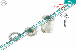 Гайка крепления форсунки / шайба ( зажим / держатель ) комплект   