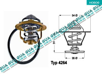 Термостат 2004- Seat / СЕАТ LEON 2005- 2.0TDI 16V (1968 куб.см.)