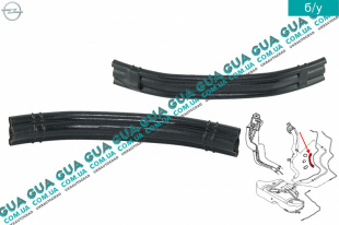 Кожух трубок розвоздушки / вентиляции топливного бака   