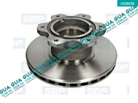 Тормозной диск вентилируемый задный ( R 17.5 ) ( 324 x 30 мм )