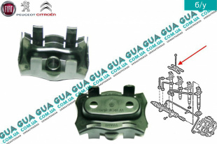 Декоративная крышка / накладка / защита бугеля крепления форсунки   