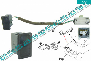 Датчик освещенности ( sun sensor ) Mitsubishi / МИТСУБИСИ PAJERO IV 2006- / ПАДЖЕРО 4 06- 3.2DI-D (3200 куб.см.)