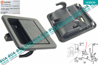 Ручка передней / задней правой / левой двери наружная