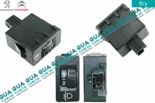 Кнопка / регулятор корректора фар   