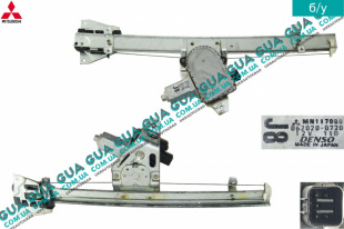 Стеклоподъемник передний правый электрический Mitsubishi / МИТСУБИСИ PAJERO III 2000-2006 / ПАДЖЕРО 3 00-06 3.5 (3497 куб.см.)