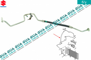 Трубка / патрубок кондиционера от компрессора к радиатору ( шланг )   