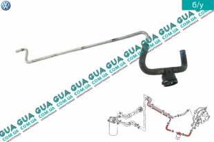 Трубка топливной системы к фильтру   