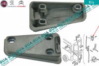 Кронштейн / направляющая тяги замка задней двери верхний