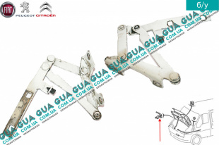 Петля ( навес ) капота правая   