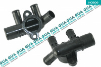 Фланец системы охлаждения ( тройник )