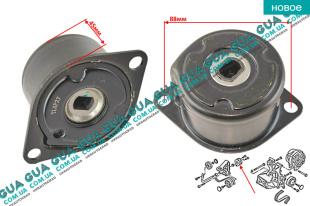 Натяжной механизм ремня генератора ( Натяжная планка / ролик / натяжитель )   