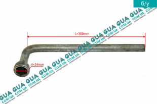 Ключ колесный / балонный ( Г- образный ) Volvo / ВОЛЬВО S60 2.0T (1984 куб.см.)