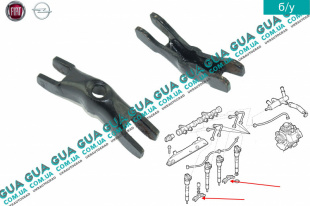 Бугель крепления форсунки ( зажим / держатель )   