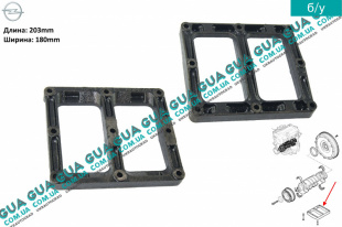  Опора, крышка подшипника коленвала   