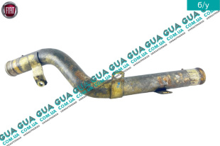 Трубка системы охлаждения ( металлический патрубок )   