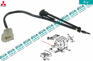  Датчик / терморезистор испарителя кондиционера печки   