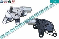 Моторчик стеклоочистителя задней двери / ляды (электродвигатель дворников) VW / ВОЛЬКС ВАГЕН TRANSPORTER V 2003- / ТРАНСПОРТЕР 5 03- 2.0TDI (1968 куб.см.)