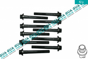 Болт / винт головки блока цилидров / ГБЦ - внешний torx ( M12x1.25, длина 110 ) Toyota / ТОЙОТА DYNA 2001- 3.0D-4D (2982 куб.см.)