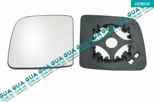 Вкладыш зеркала заднего вида правый без подогрева (мех.) Ford / ФОРД CONNECT 2002-2013 / КОННЕКТ 02-13 1.8 V16 (1796 куб.см)