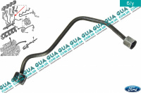 Трубка цилиндра 1 топливной системы ( форсунки / рейки ) Ford / ФОРД FIESTA VI 2008-2017 / ФИЕСТА 4 1.5TDCI (1499куб.см.)