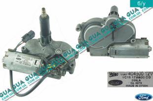 Моторчик стеклоочистителя левый задней двери / багажника / ляди ( электродвигатель дворника ) Ford / ФОРД TRANSIT 2006- / ТРАНЗИТ 06- 2.4TDCI (2402 куб.см)