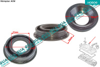 Прокладка / сальник / уплотнительное кольцо форсунки ( клапанной крышки  21x40x10 ) 1 шт