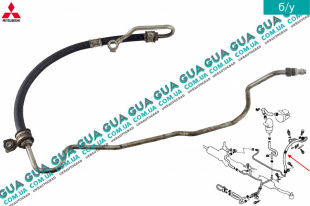 Шланг / патрубок гидроусилителя ( трубка високого давления ГУРа ) правый руль (англ.)   