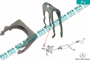 Кронштейн / хомут крепления глушителя    