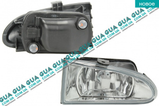 Фара противотуманная левая Ford / ФОРД COURIER 1989-2001 / КУРЬЕР 89-01 1.8D (1753 куб.см)