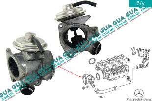 Клапан возврата ОГ / Клапан рециркуляции выхлопных газов / Клапан EGR / ЕГР   