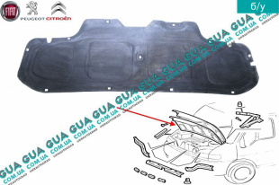 Шумоизоляция капота   