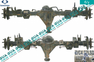 Мост ведущий задний 4:27 с ABS ( АВС ) ( дисковые тормоза ) SsangYong / САНГЙОНГ KYRON 2.0XDI (1998 куб.см.)