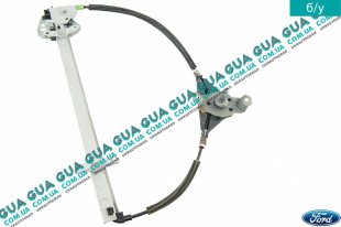 Стеклоподъемник задний левый механический   