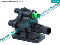 Корпус термостата / термостат / фланец охлаждающей жидкости ( 83 С ) Volvo / ВОЛЬВО V50 1.6D (1560 куб.см.)