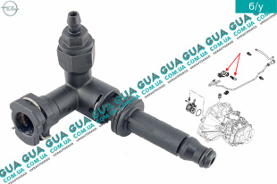 Трубка / тройник прокачки сцепления / штуцер   