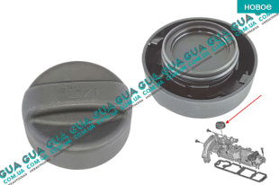 Крышка маслозаливной горловины Volvo / ВОЛЬВО V70 III 1.6D (1560 куб.см.)