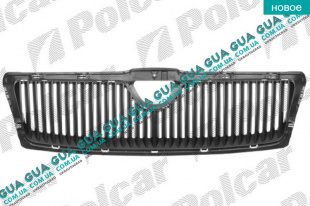 Решетка радиатора c 05- Skoda / ШКОДА OCTAVIA 1996- 2.0TDI 16V (1968 куб.см.)